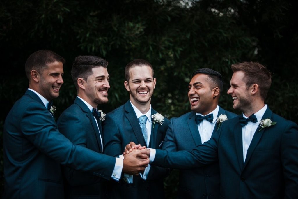 How many groomsmen do you have at a wedding