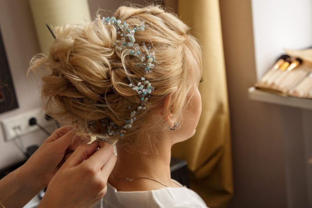 when to book hair and makeup for wedding
